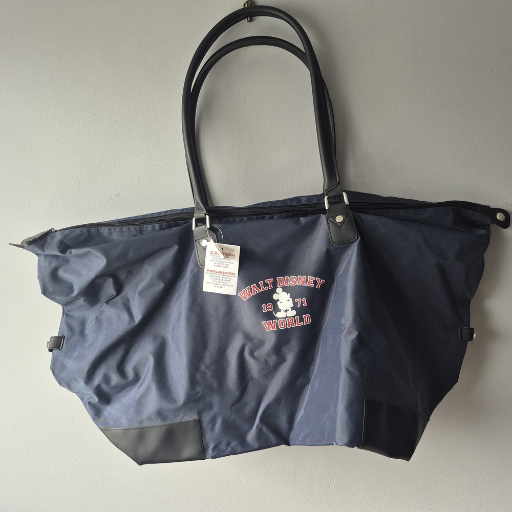 28" Walt Disney World Mickey Navy Tote Bag 1971